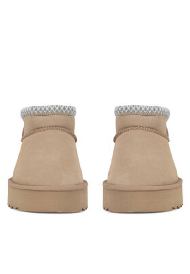 MEXX Śniegowce MICH2003843W Beżowy. Kolor: beżowy. Materiał: zamsz, skóra