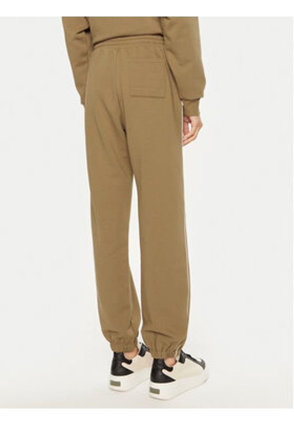 Max Mara Leisure Spodnie dresowe Pirano 2426786088 Brązowy Regular Fit. Kolor: brązowy. Materiał: bawełna, syntetyk