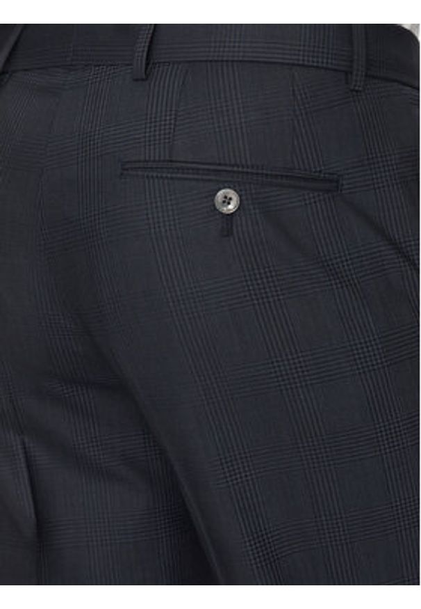 BOSS Garnitur H-Jeckson 50540757 Granatowy Regular Fit. Kolor: niebieski. Materiał: wełna