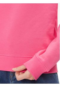 Tommy Jeans Bluza Badge DW0DW17325 Różowy Boxy Fit. Kolor: różowy. Materiał: bawełna #3