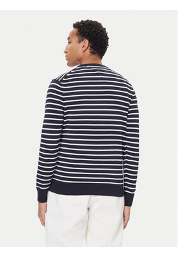 TOMMY HILFIGER - Tommy Hilfiger Sweter Essential Ssnl MW0MW39999 Granatowy Regular Fit. Kolor: niebieski. Materiał: bawełna