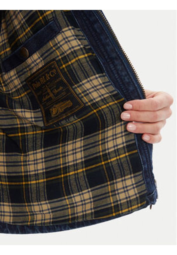 Polo Ralph Lauren Kurtka jeansowa 211971233001 Niebieski Oversize. Typ kołnierza: polo. Kolor: niebieski. Materiał: bawełna