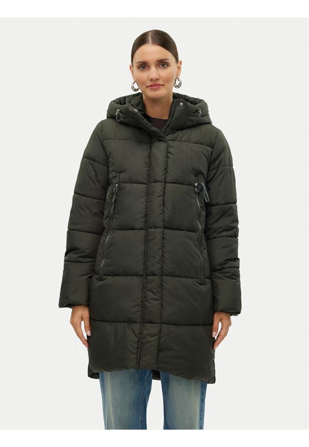 Vero Moda Płaszcz zimowy Nova 10311653 Szary Regular Fit. Kolor: szary. Materiał: syntetyk. Sezon: zima