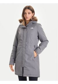 The North Face Parka Zaneck NF0A8DZN Szary Regular Fit. Kolor: szary. Materiał: syntetyk