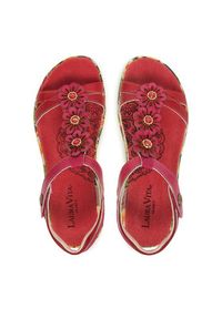 Laura Vita Sandały Sanao 54 Czerwony. Kolor: czerwony. Materiał: skóra #4