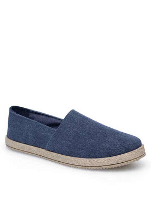 Lanetti Espadryle MF1594-1 Niebieski. Kolor: niebieski. Materiał: materiał