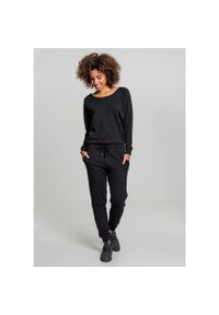 Urban Classics - Zestaw damski Urban Classic long leeve terry. Kolor: czarny. Materiał: dresówka #2