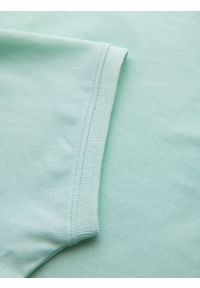 Ombre Clothing - Koszulka polo z bawełnianej dzianiny pique – miętowa V1 - Rozmiar: L. Okazja: na co dzień. Typ kołnierza: polo. Kolor: miętowy. Materiał: bawełna, dzianina. Długość rękawa: krótki rękaw. Długość: krótkie. Wzór: haft. Styl: casual, elegancki