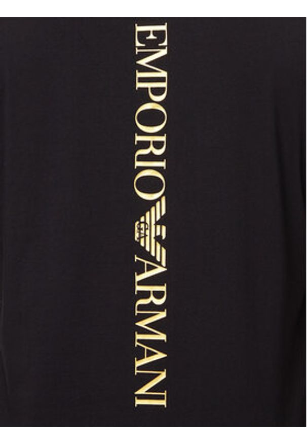 EA7 Emporio Armani T-Shirt 7M000567 AF10375 MC004 Czarny Regular Fit. Kolor: czarny. Materiał: bawełna