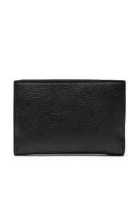 Calvin Klein Mały Portfel Damski Ck Plaque Small Trifold W/Zip K60K612834 Czarny. Kolor: czarny. Materiał: skóra