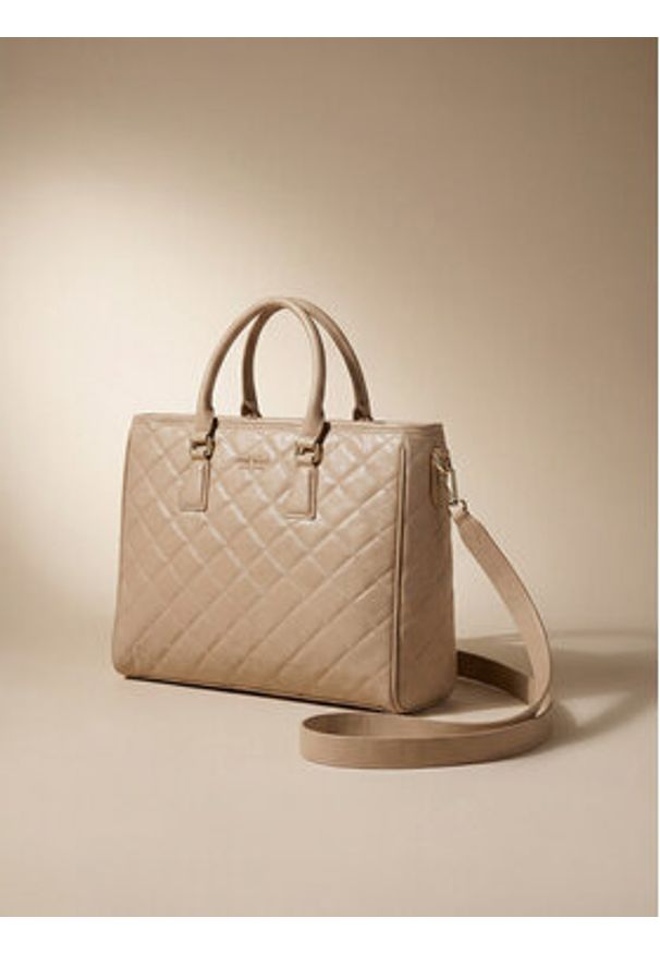 Nine West Torebka CEO-BETTY-LA374-4065 Beżowy. Kolor: beżowy