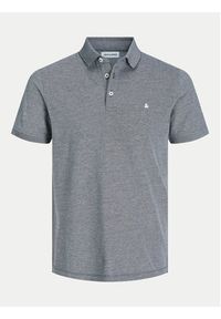 Jack & Jones - Jack&Jones Polo Paulos 12136668 Szary Slim Fit. Typ kołnierza: polo. Kolor: szary. Materiał: bawełna #7