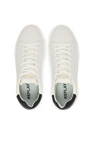 Replay - REPLAY Sneakersy GMZ7O .000.C0005L Biały. Kolor: biały. Materiał: skóra #3
