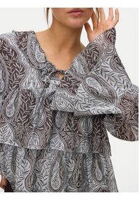 Vero Moda Bluzka Tara 10346962 Błękitny Regular Fit. Kolor: niebieski. Materiał: wiskoza #2