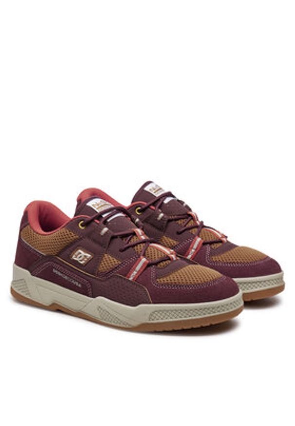 DC Sneakersy Construct ADYS100822-XCCC Brązowy. Kolor: brązowy. Materiał: skóra