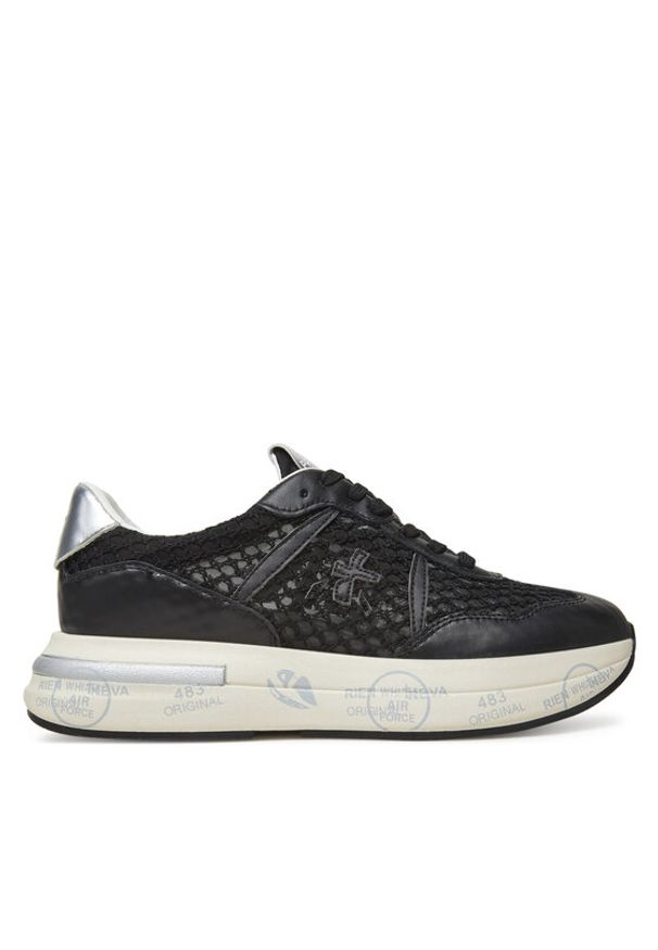 Premiata Sneakersy Cassie 7389 Czarny. Kolor: czarny. Materiał: skóra