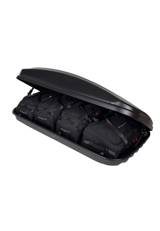 KJUST - Torby Do Boksu Dachowego Farad Crub N18 4Szt Kjust. Kolor: czarny