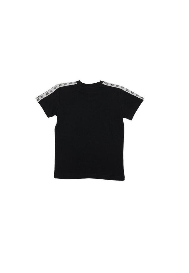 LEONE 1947 APPAREL - T-shirt dziecięcy z krótkim rękawem i opaską New Tape. Kolor: czarny. Długość rękawa: krótki rękaw. Długość: krótkie. Sport: joga i pilates