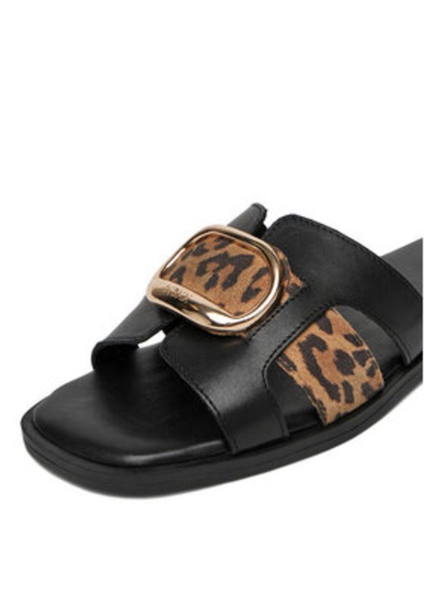 MEXX Klapki MX/024C-EST Czarny. Kolor: czarny. Materiał: skóra