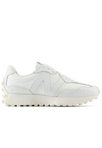 Buty New Balance U327LP - białe. Okazja: na co dzień. Kolor: biały. Materiał: guma, zamsz, materiał, skóra. Szerokość cholewki: normalna