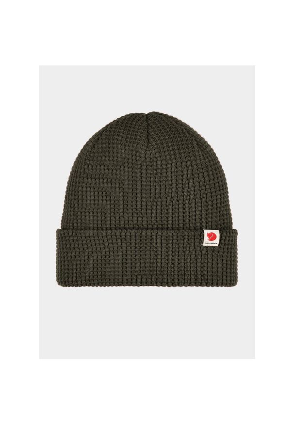 Fjällräven - Czapka zimowa Fjallraven Tab Hat - deep forest. Kolor: zielony. Sezon: zima