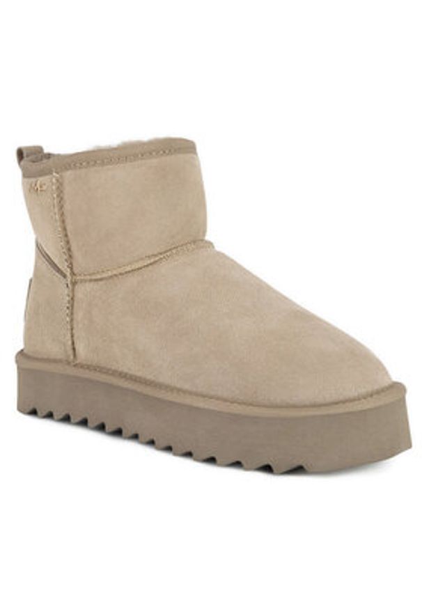 MEXX Śniegowce MICH2003943W Beżowy. Kolor: beżowy. Materiał: zamsz, skóra