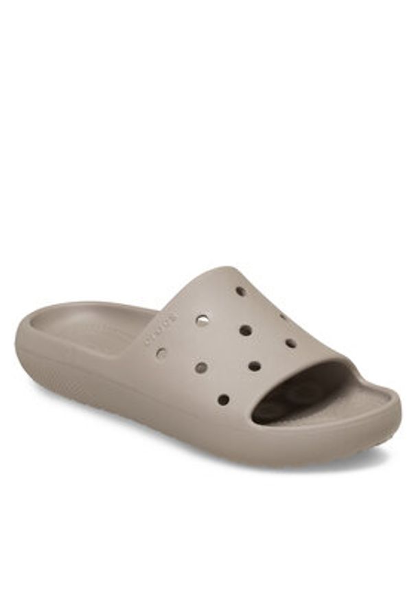Crocs Klapki Classic Slide v2 209401 Brązowy. Kolor: brązowy
