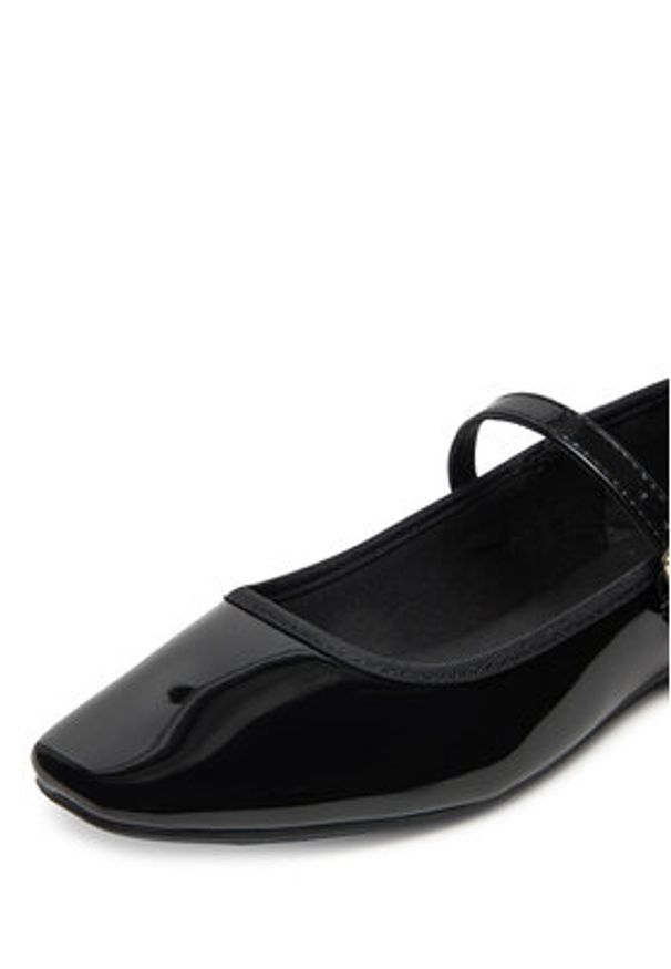 DeeZee Półbuty 23038T51 Czarny. Kolor: czarny. Materiał: skóra