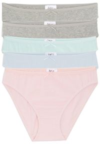 bonprix - Figi dziewczęce (5 par). Kolor: szary #1