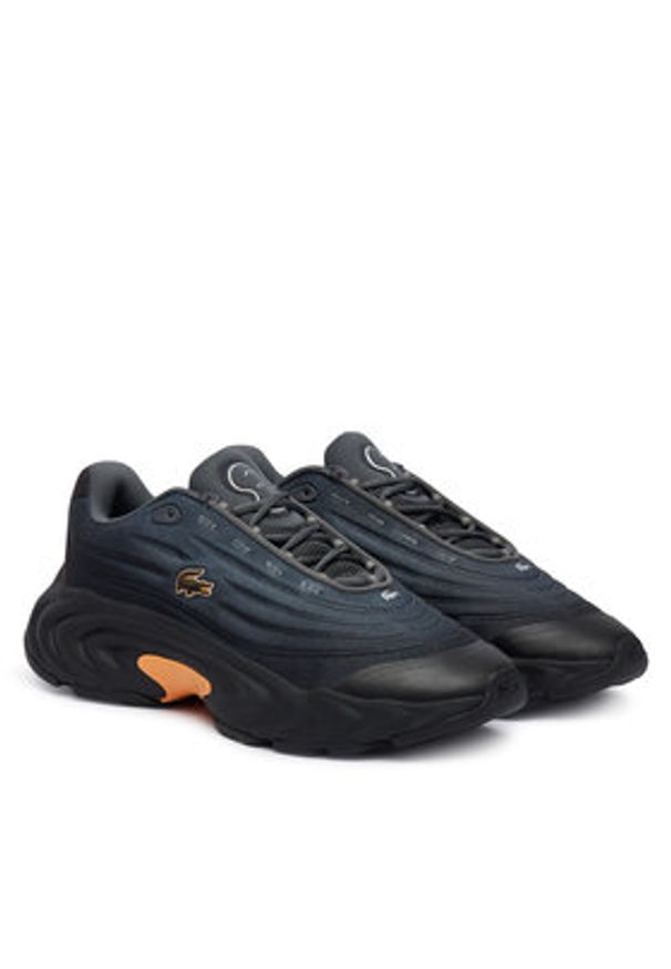 Lacoste Sneakersy Spinor 7-50SMA0167 Czarny. Kolor: czarny. Materiał: materiał