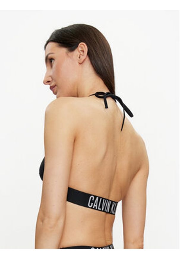 Calvin Klein Swimwear Góra od bikini KW0KW02581 Czarny. Kolor: czarny. Materiał: syntetyk
