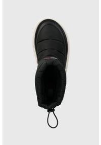 Tommy Jeans śniegowce TJW PADDED FLAT BOOT kolor czarny EN0EN02292. Nosek buta: okrągły. Kolor: czarny. Materiał: guma, poliester. Szerokość cholewki: normalna #4