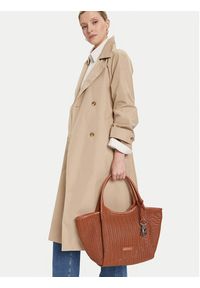 Emporio Armani Torebka EW001009 AF14309 U6164 Brązowy. Kolor: brązowy. Materiał: skórzane #6