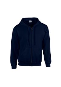 GILDAN - Bluza Z Kapturem Dla Dorosłych Unisex Heavy Blend Full Zip. Typ kołnierza: kaptur. Kolor: niebieski