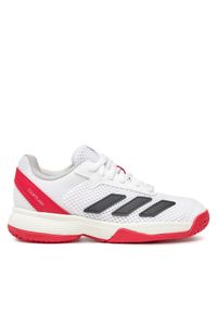 Adidas - adidas Buty do tenisa Courtflash JI2448 Biały. Kolor: biały. Materiał: materiał. Sport: tenis