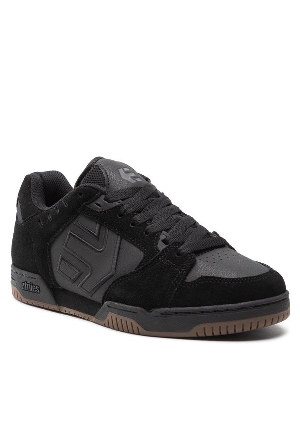 Etnies - Sneakersy ETNIES - Faze 4101000537 Black/Black/Gum 544. Kolor: czarny. Materiał: zamsz, skóra
