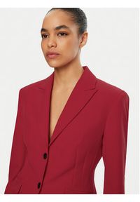 Hugo - HUGO Marynarka Asmalla-1 50533901 Czerwony Slim Fit. Kolor: czerwony. Materiał: syntetyk