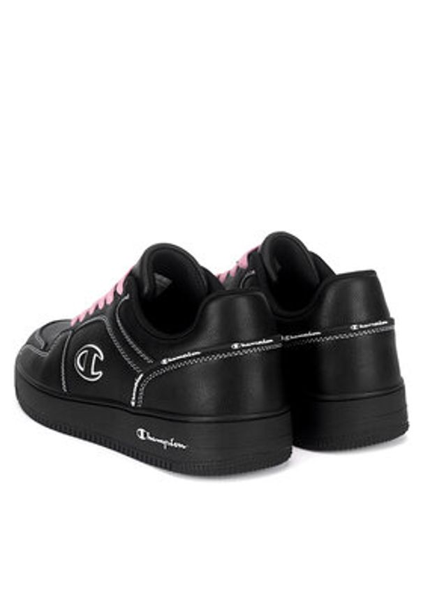 Champion Sneakersy RD18 2.0 LOW S11470-KK010 Czarny. Kolor: czarny. Materiał: skóra