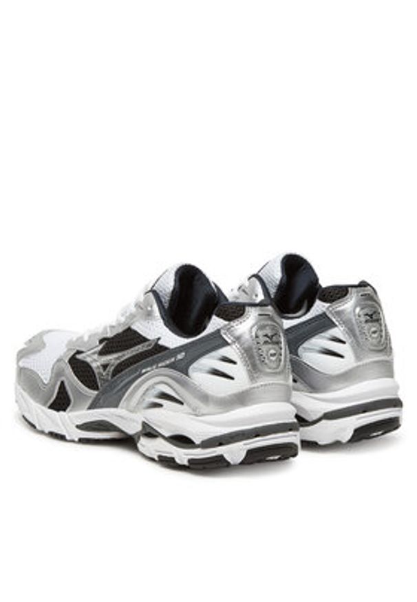 Mizuno Sneakersy Wave Rider 10 D1GA2104 Srebrny. Kolor: srebrny. Materiał: skóra. Model: Mizuno Wave