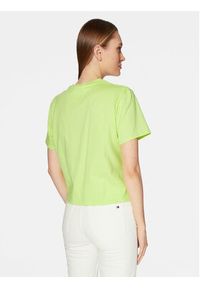 Tommy Jeans T-Shirt Serif Linear DW0DW15049 Zielony Regular Fit. Kolor: zielony. Materiał: bawełna #5