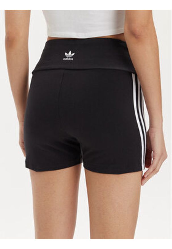 Adidas - adidas Szorty sportowe 3-Stripes IP2980 Czarny Slim Fit. Kolor: czarny. Materiał: bawełna