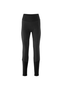 GONSO - Damskie legginsy Gonso Essential Softshell. Kolor: wielokolorowy, szary, czarny. Materiał: softshell. Sport: kolarstwo #1