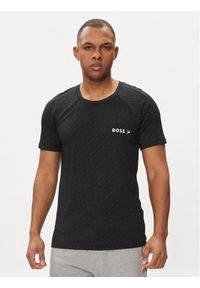 BOSS - Boss T-Shirt Action 50514956 Czarny Regular Fit. Kolor: czarny. Materiał: syntetyk