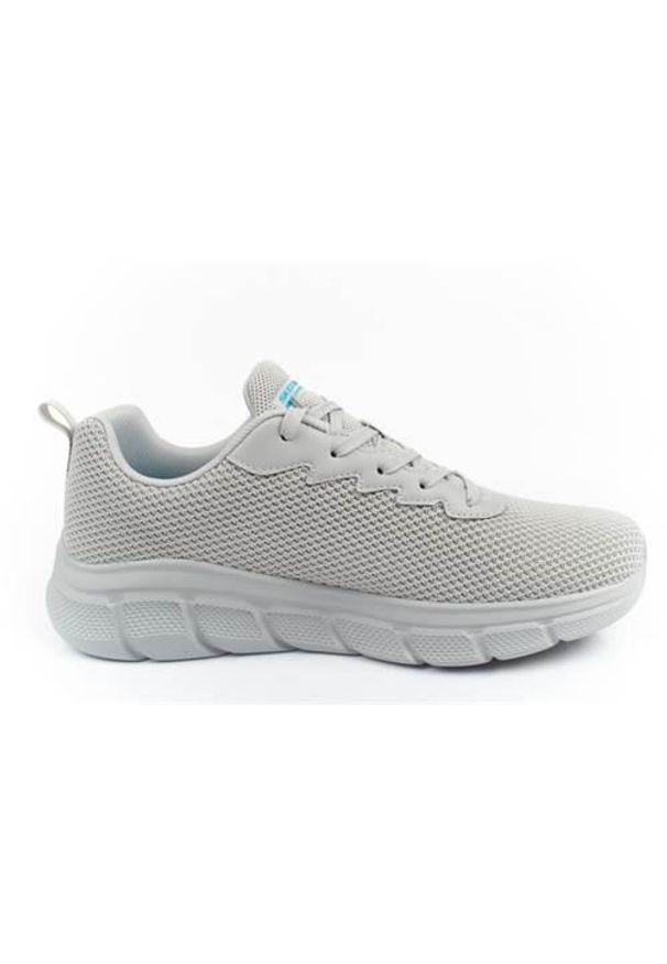 skechers - Buty do chodzenia męskie Skechers 118106LTGY. Zapięcie: sznurówki. Kolor: wielokolorowy, szary. Materiał: materiał, syntetyk, tkanina. Szerokość cholewki: normalna. Sport: turystyka piesza