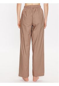 Calvin Klein Underwear Spodnie piżamowe 000QS6893E Beżowy Regular Fit. Kolor: beżowy. Materiał: bawełna