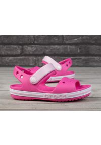 Sandały dziewczęce do chodzenia Crocs BAYABAND. Kolor: biały, wielokolorowy, różowy