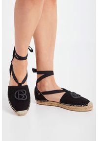 Baldinini - Espadryle skórzane BALDININI. Zapięcie: bez zapięcia. Materiał: skóra. Obcas: na platformie. Styl: wakacyjny