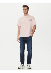 Tommy Jeans T-Shirt Faded Graphic DM0DM20768 Różowy Relaxed Fit. Kolor: różowy. Materiał: bawełna #3