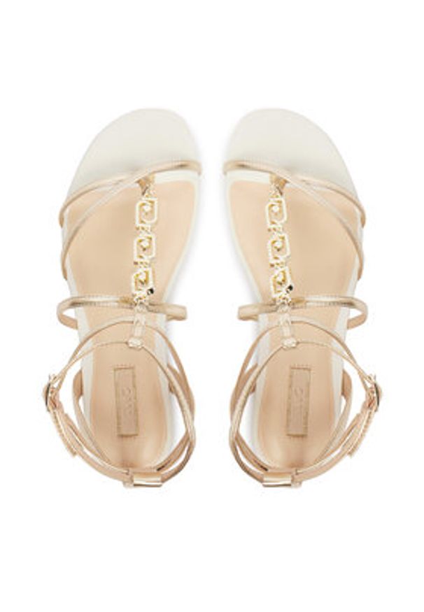 Liu Jo Sandały Sandy 09 SA6123 EX029 Złoty. Kolor: złoty. Materiał: skóra