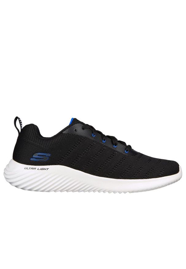 skechers - Buty Skechers Bounder Frazin 232375BLK - czarne. Zapięcie: sznurówki. Kolor: czarny. Materiał: guma, jeans, syntetyk, dresówka, materiał. Szerokość cholewki: normalna. Model: Skechers Sport. Sport: turystyka piesza